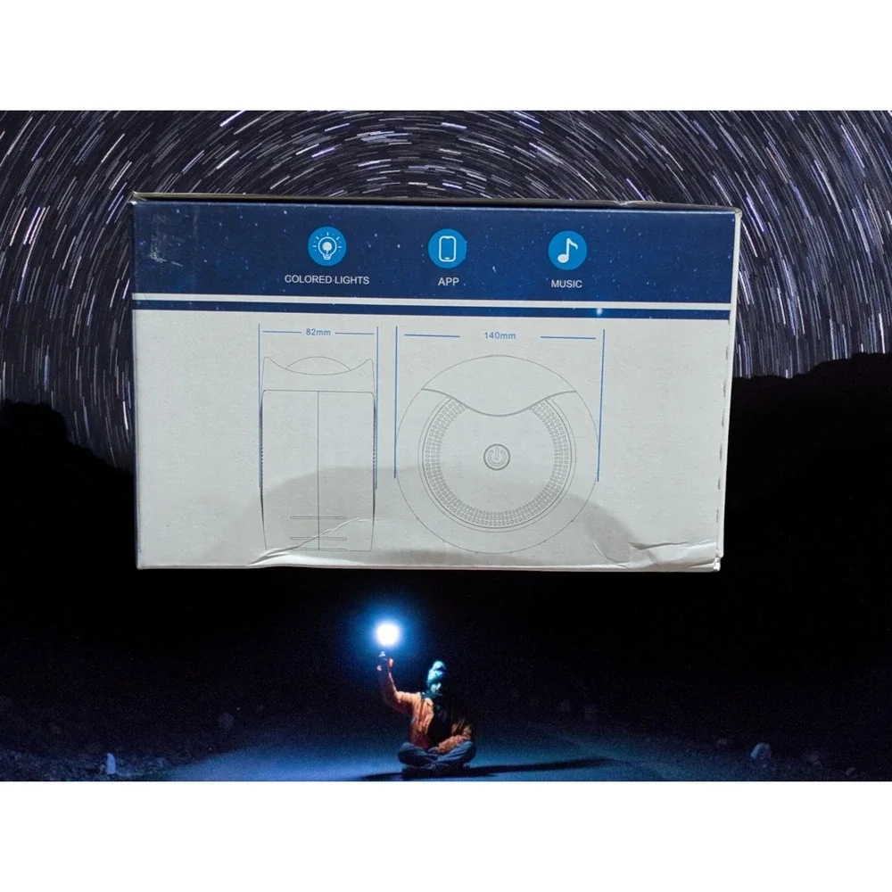 Smart Star Projector, Colored Led Lights, App Controlled, Music, Multiple Scenes
